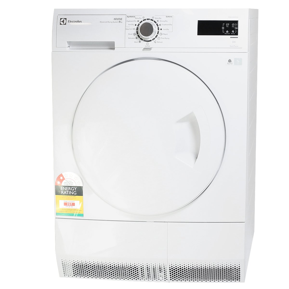 Electrolux EDC2086PDW 8kg Condenser Dryer Reviews Appliances Online
