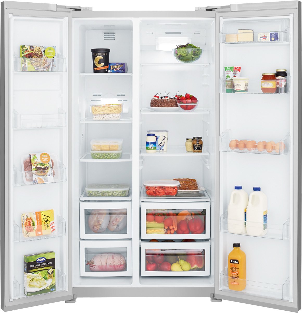 Kelvinator KSE6200PA 620L Side by Side Fridge Appliances Online