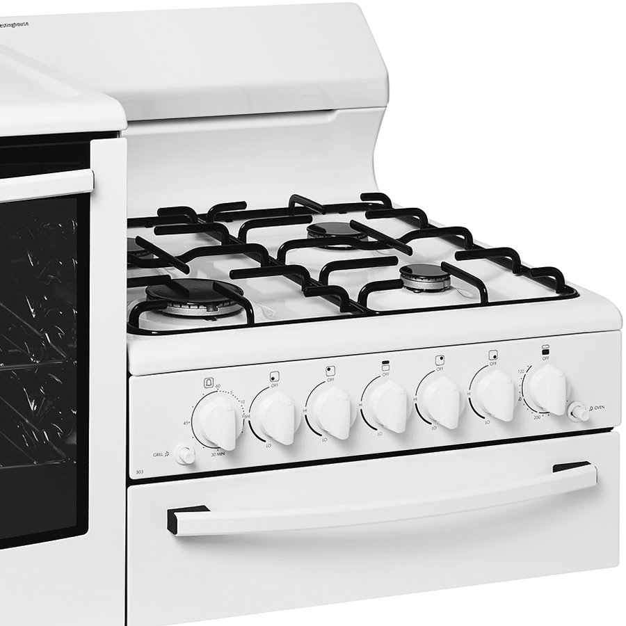 Westinghouse WDG103WAL Elevated Gas Oven Appliances Online